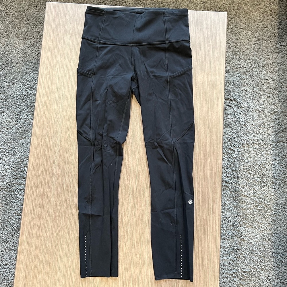 Fast and Free Black Lululemon Leggings